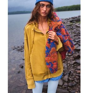 Free People Movement Only One Hoodie Jacket - Sulfur Spring